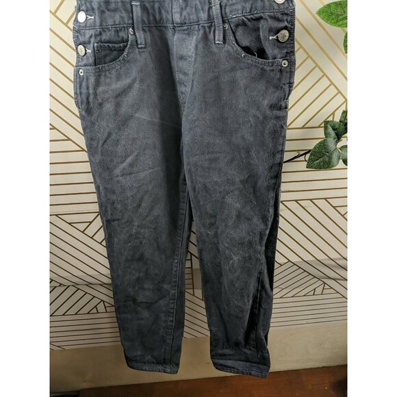 Lucky Brand Women's Denim Jean Boyfriend Overalls Purple  Size XS - Picture 4 of 10